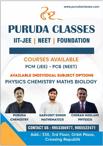Achive your Dream – Puruda Classes Crossing Branch ! JEE Main/Advanced-NEET