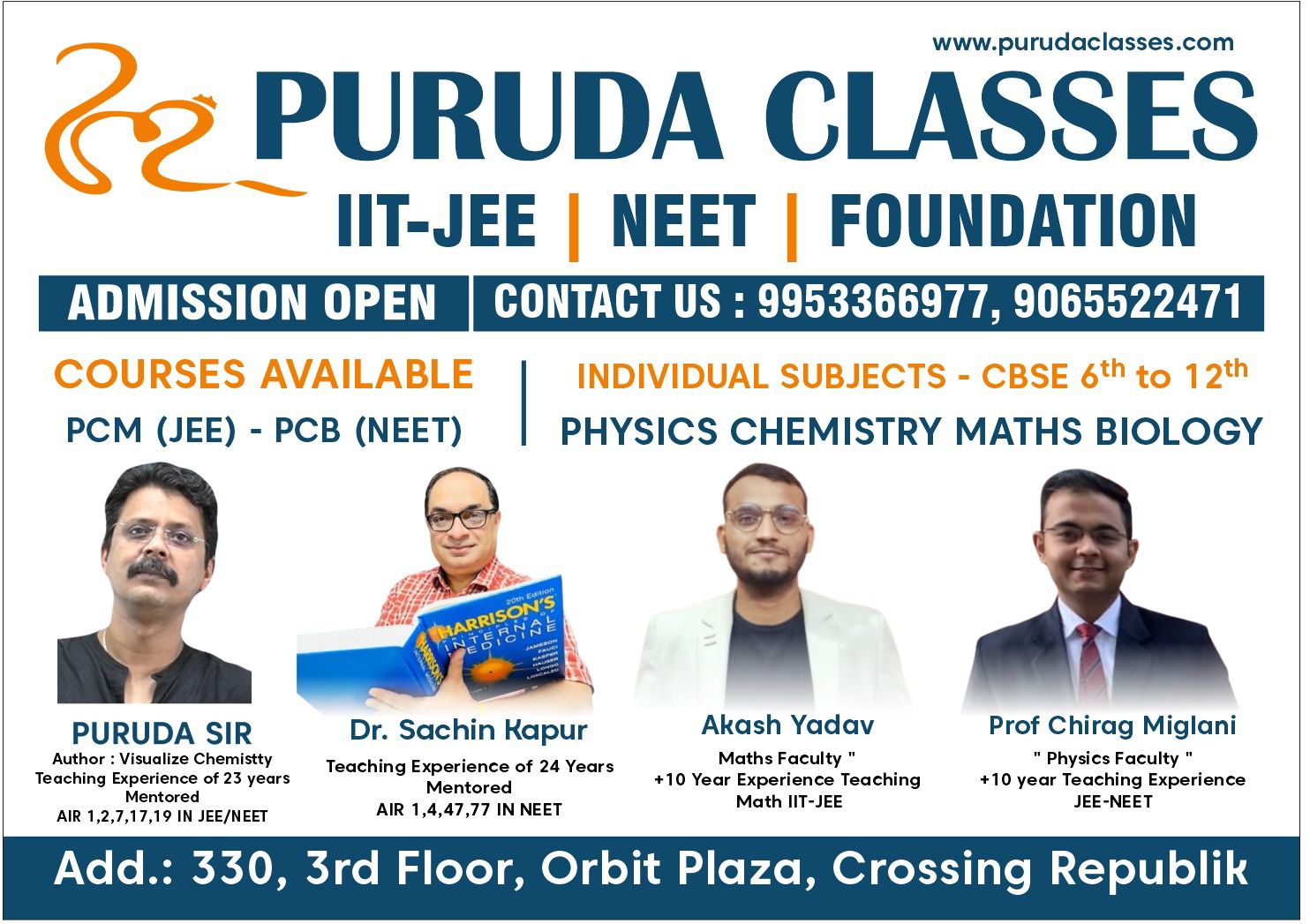 Puruda Classes in Crossing Republik City, Ghaziabad